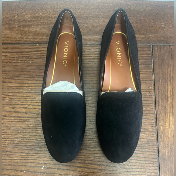 Vionic Willa II black suede flats NEW 6 - Picture 4 of 7